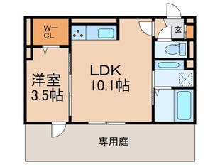 D-ROOM FIRST 大善寺駅前の物件間取画像